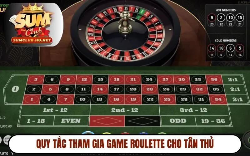 Quy tắc tham gia game roulette cho tân thủ