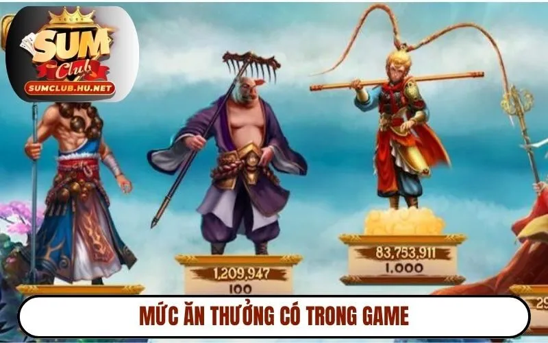 Mức ăn thưởng có trong game