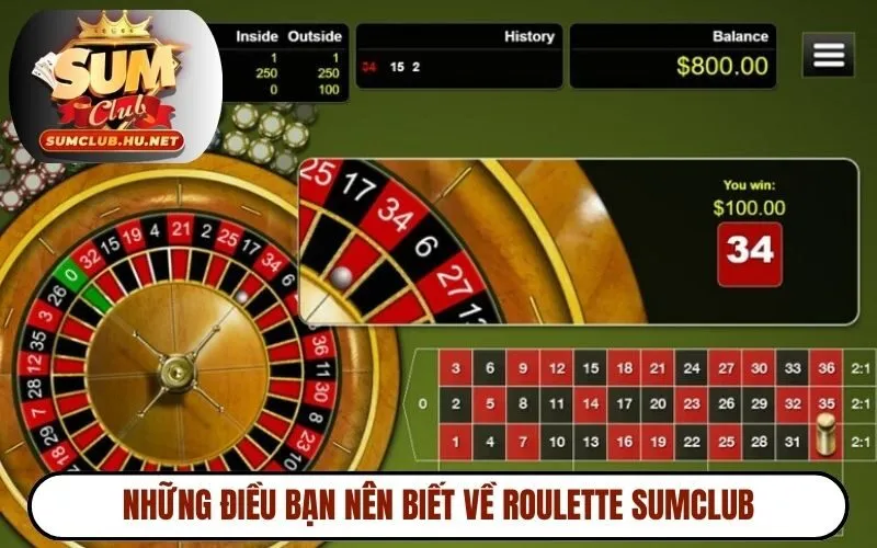 Những điều bạn nên biết về Roulette SUMCLUB