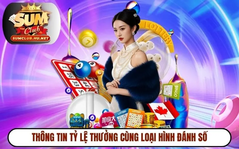 Thông tin tỷ lệ thưởng cùng loại hình đánh số