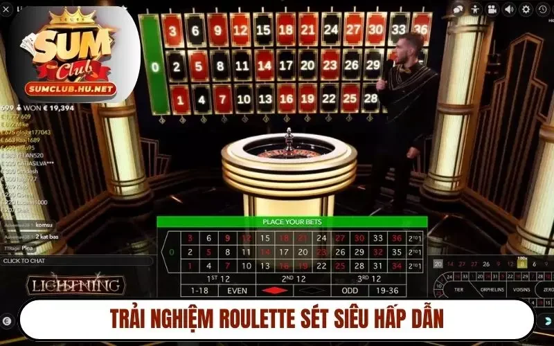 Trải nghiệm Roulette Sét siêu hấp dẫn